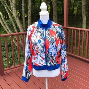 NWT! NIKE Size L Blue combo Zippered jacket